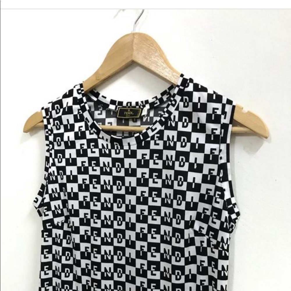 Vintage Fendi Zucca Dress